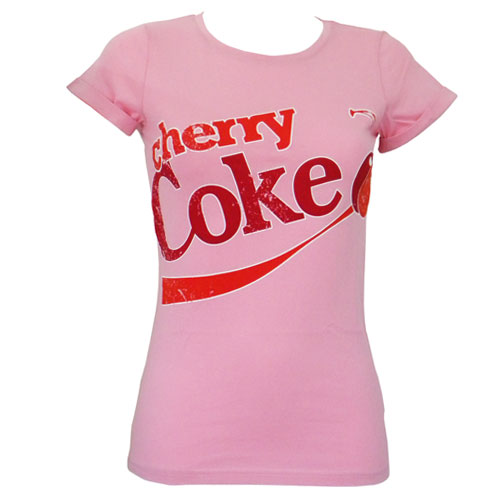 T-shirt Coca Cola Cherry rose