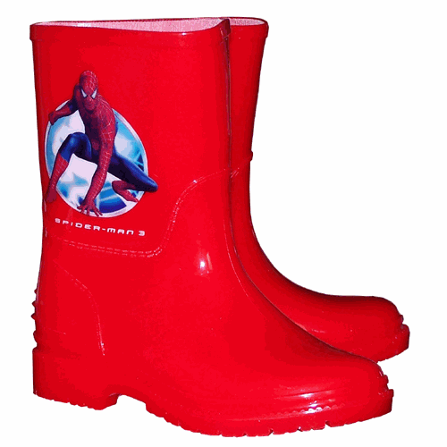 Bottes de pluie spiderman