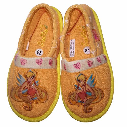 Pantoufles Winx Stella jaunes