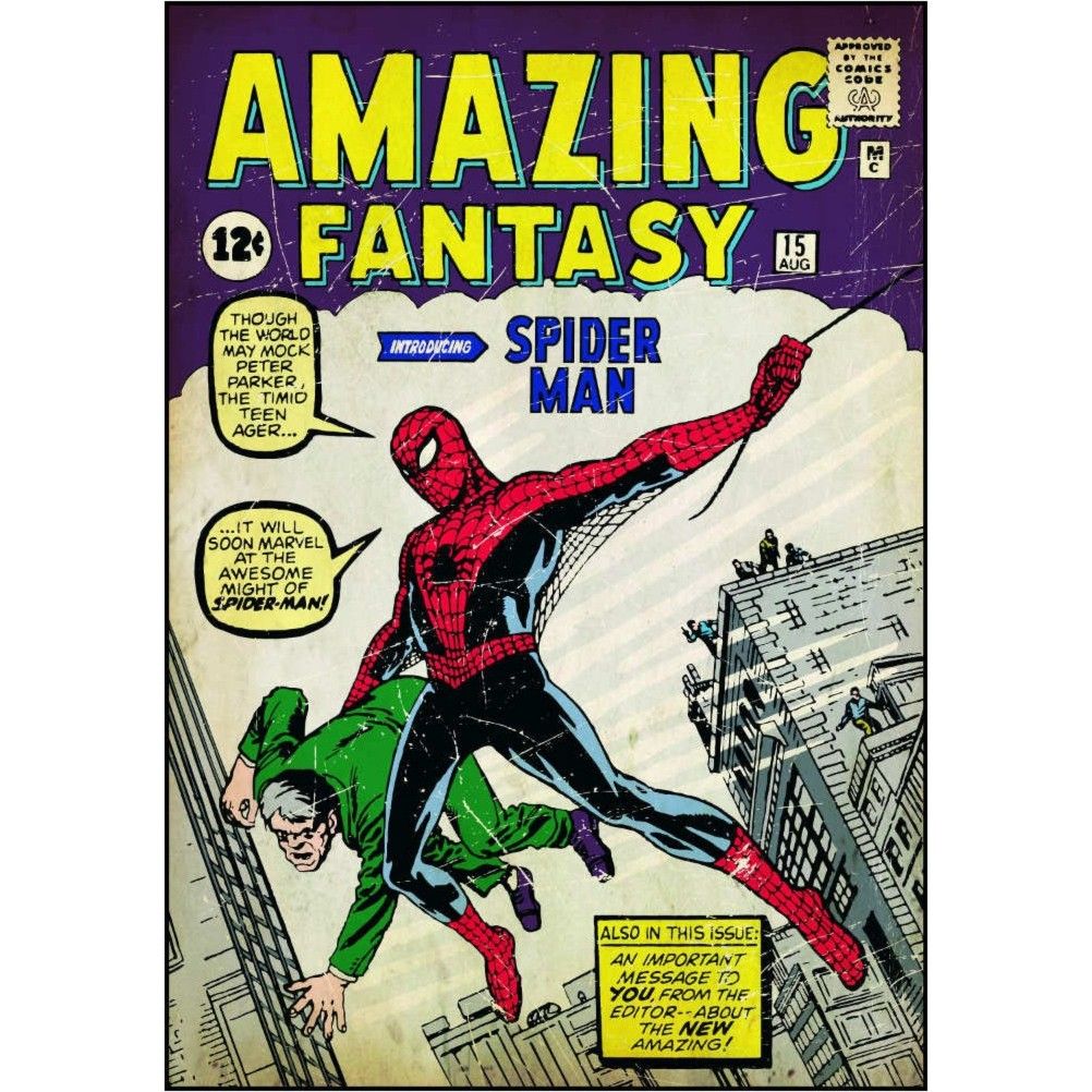 Sticker Gant Repositionnable Comics Spiderman