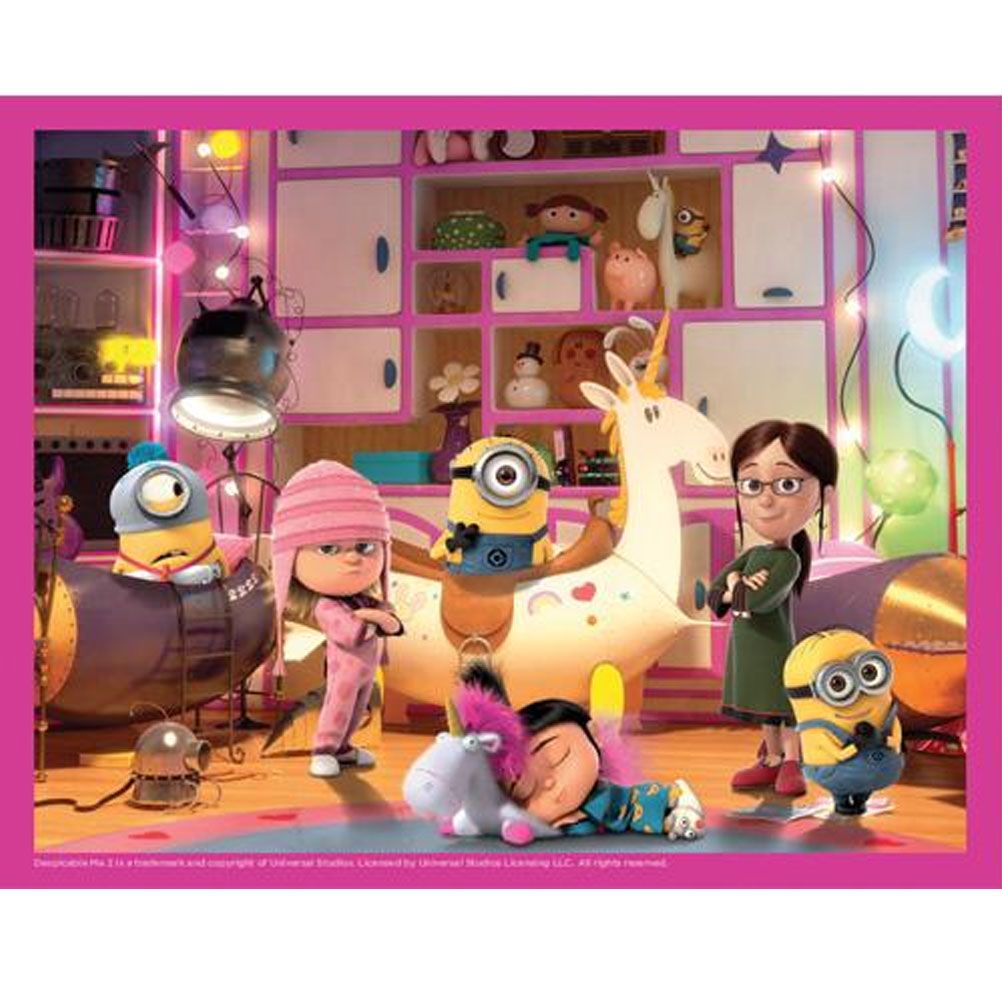Nuisette Minions Officielle - Fille - 100% Polyester - Taille 2-10 Ans - Thème Moi, Moche Et Méchant