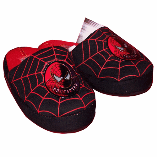 Pantoufles Spiderman noires