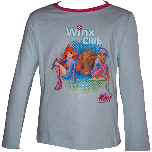 Tee Shirt manches longues Winx bleu