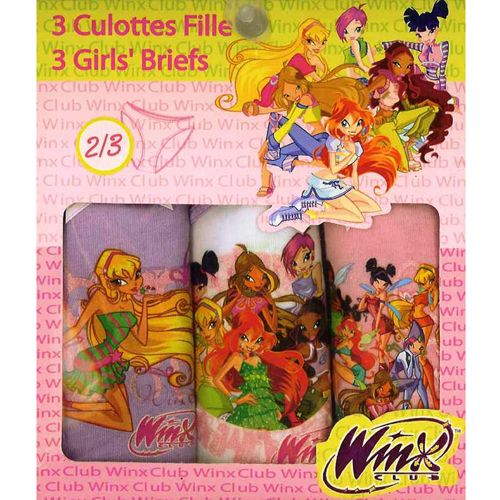 Lot de 3 Culottes Winx