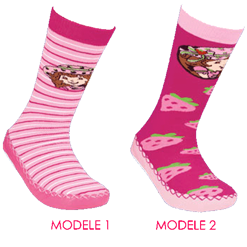 Chaussons chaussettes Charlotte aux fraises