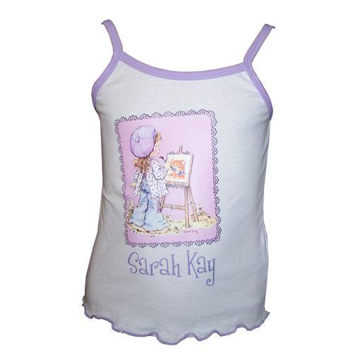 Top � bretelles Sarah Kay blanc