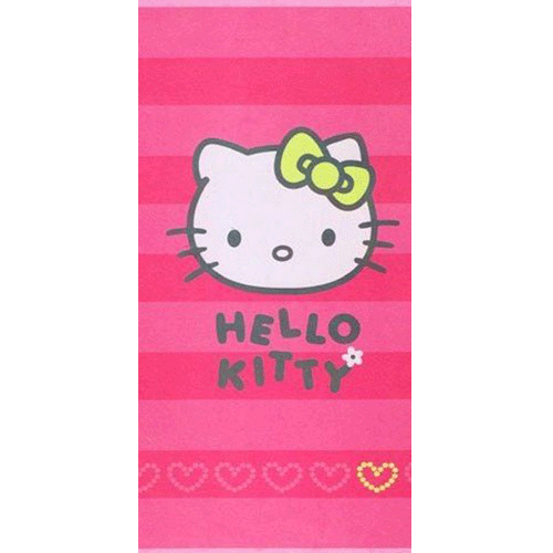Drap de plage Hello Kitty Raspberry