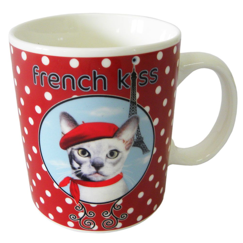 Mug French Kiss Le chat  Paris