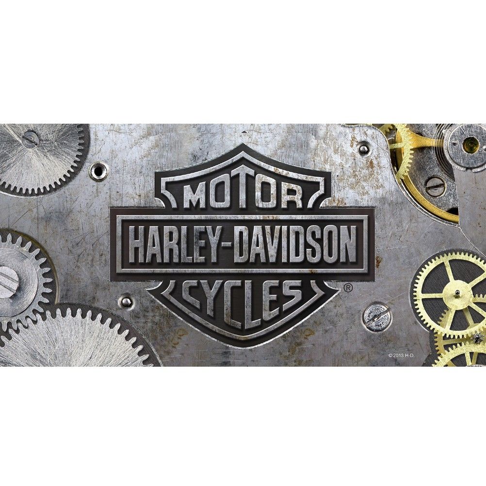 Serviette Bain Plage Drap Toilette Homme Harley Davidson Gears 150 X