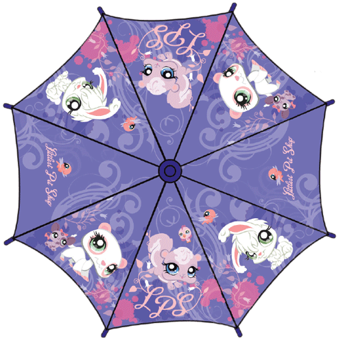 Parapluie littlest Pet Shop violet