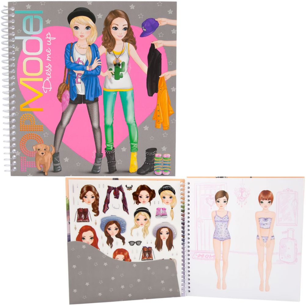 Album coloriage Top Model Dress me up
