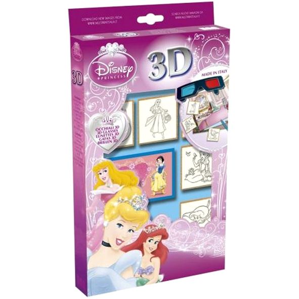 Set tampons 3D Disney Princesses