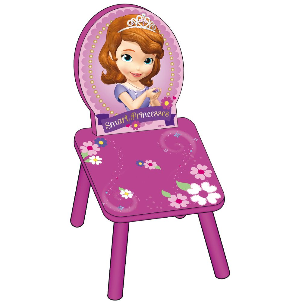 Petite chaise enfant en bois Disney Princesse Sofia