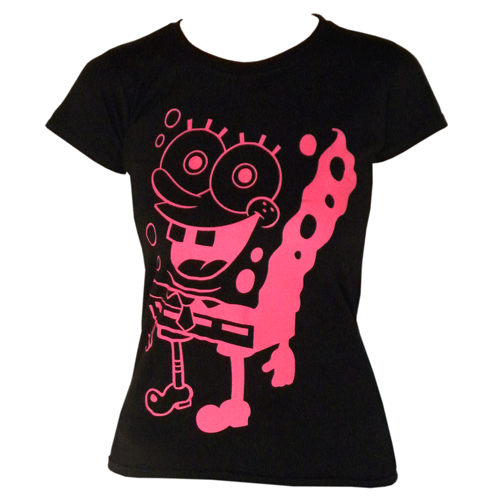 T-shirt SpingeBob portrait Black color