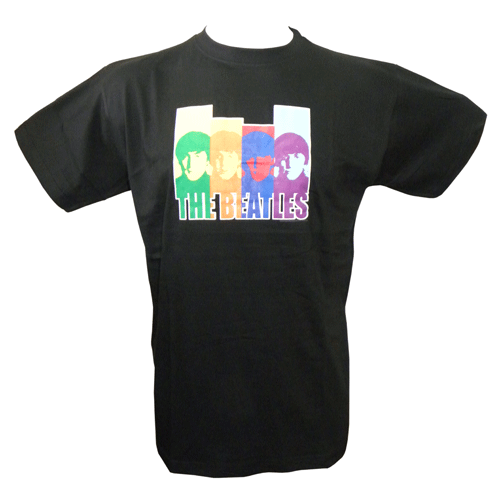T-shirt The Beatles noir