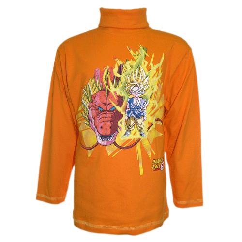 Sous pull col roule orange