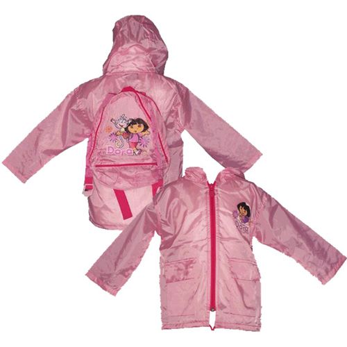 Coupe vent Dora l'Exploratrice rose