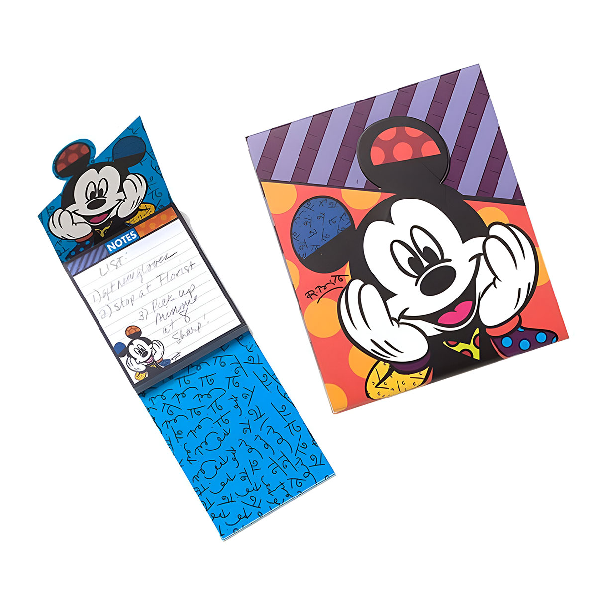 Carnet Disney Bloc note Mickey by Romero Britto