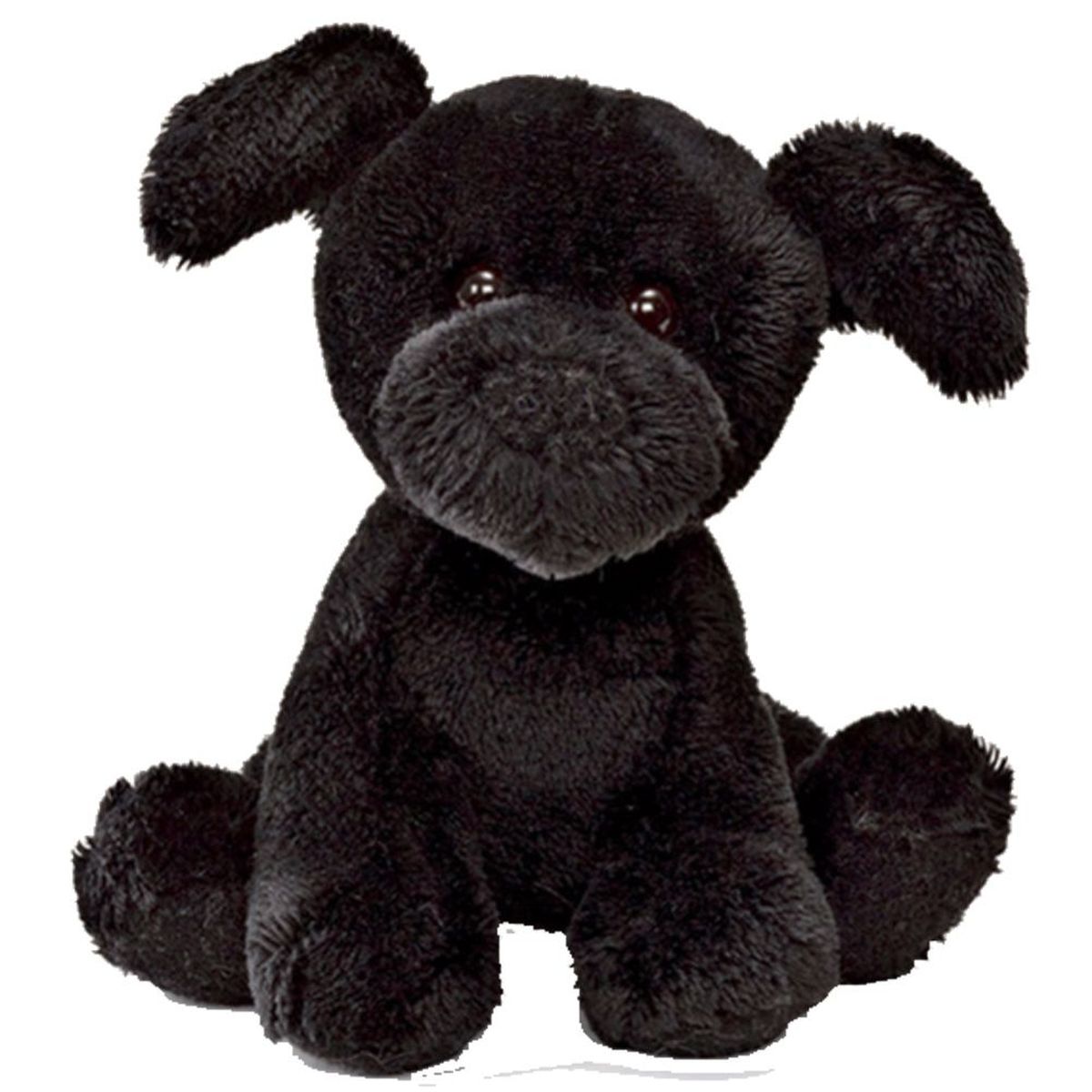 peluche chien noir
