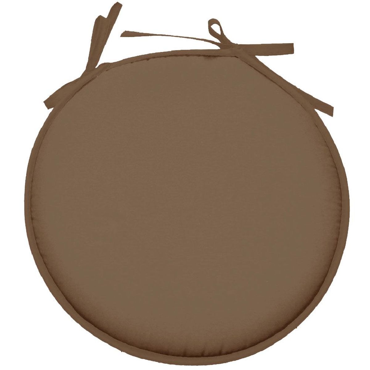 Coussin de chaise Ronde Nelson 40 cm - Taupe