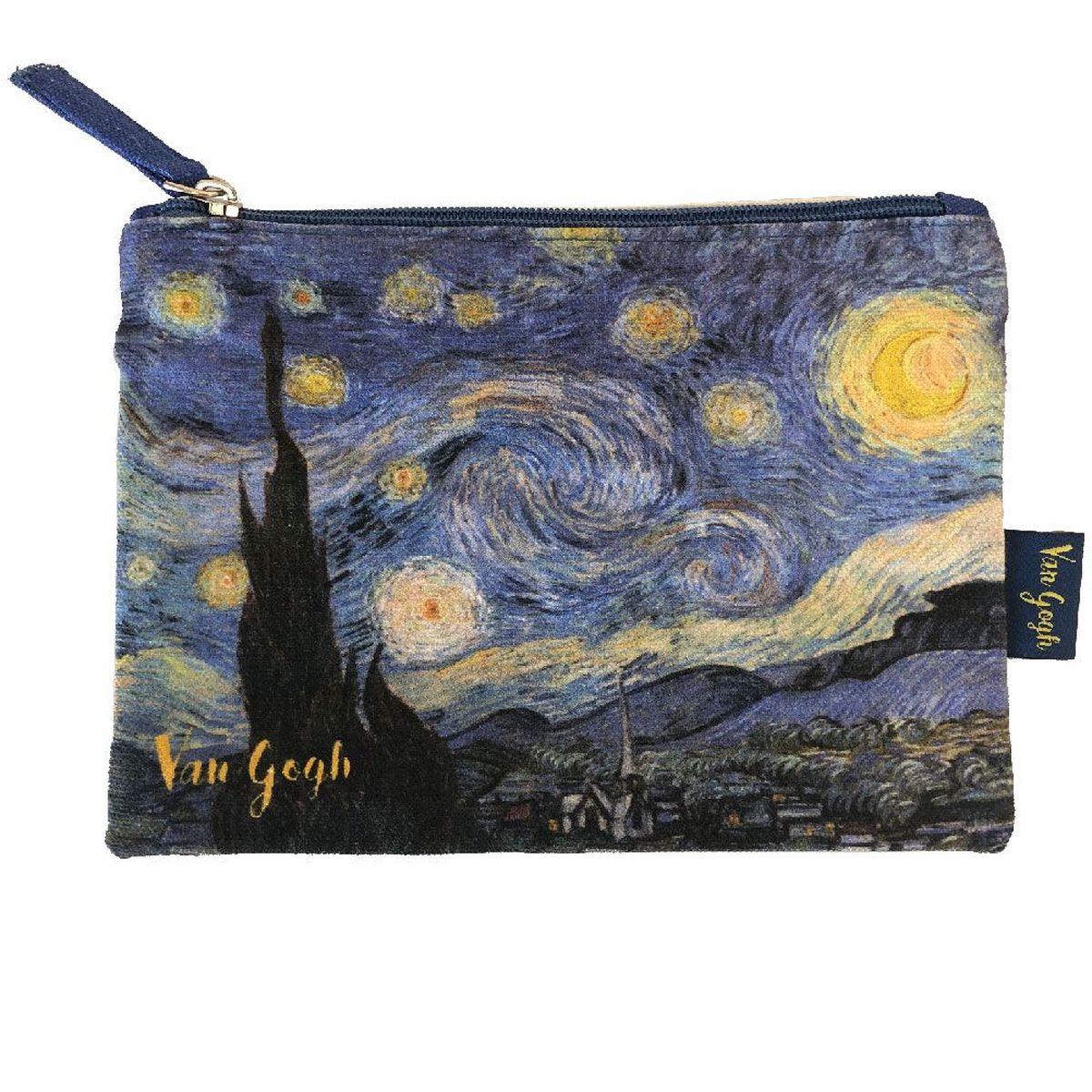Pochette plate Van Gogh - Nuit toile en coton