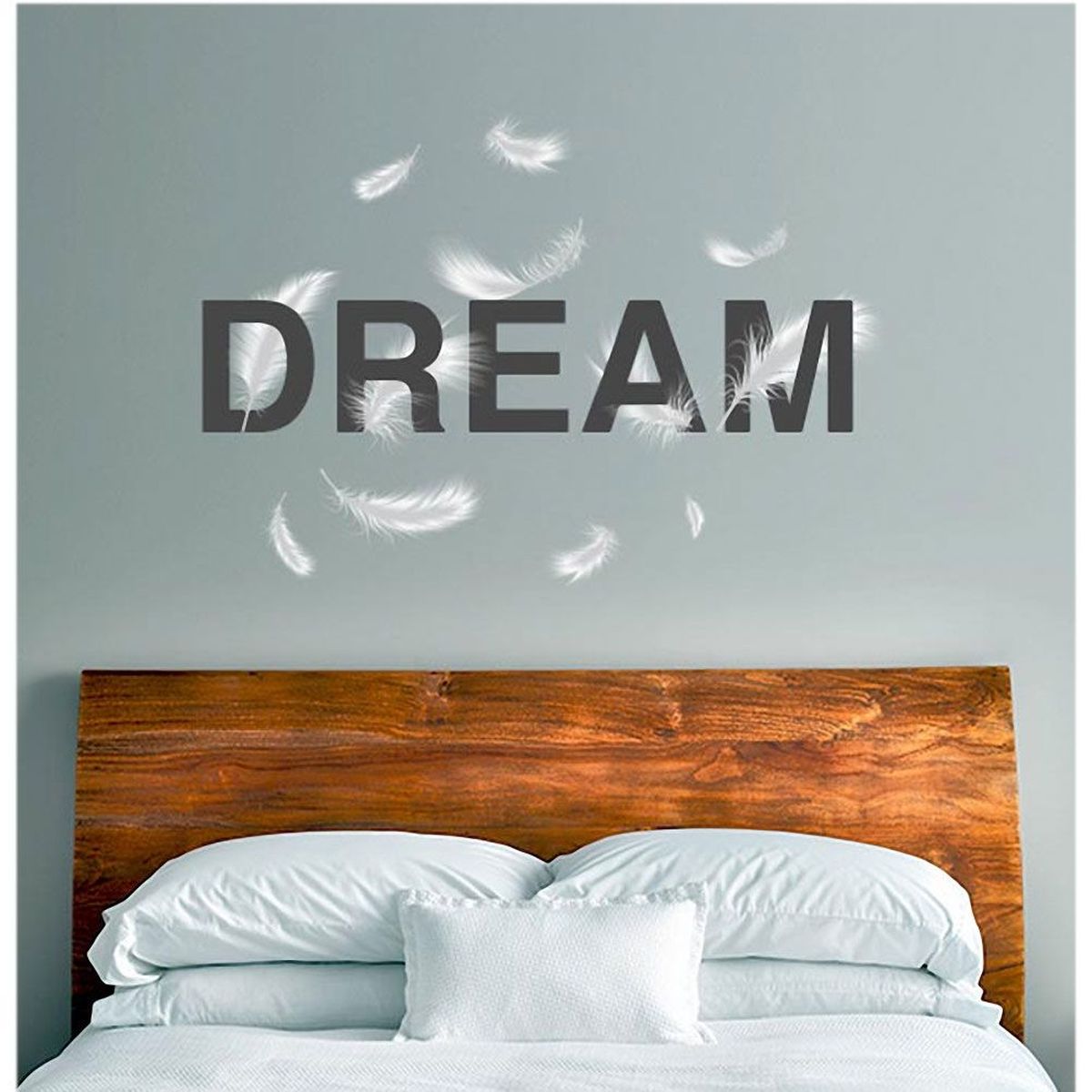 Stickers muraux Dream et Plumes 20 x 70 cm