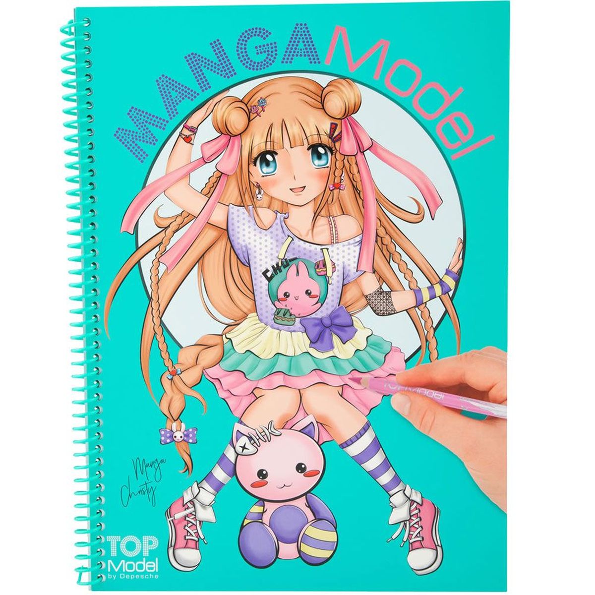 Album coloriage Manga Model Top Model