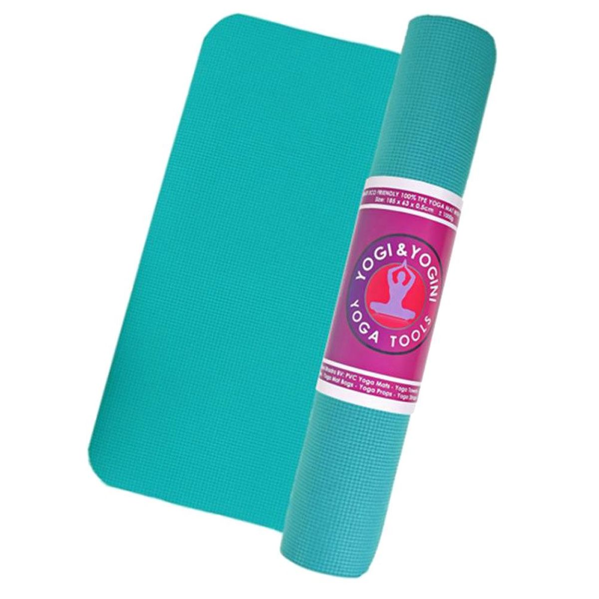 Tapis de yoga Vinyle - PVC antidrapant 1250 g - Turquoise