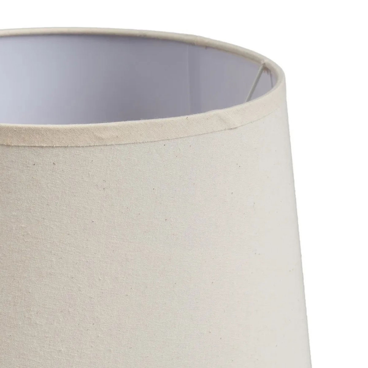 Lampe de table en verre beige dor� 37 cm