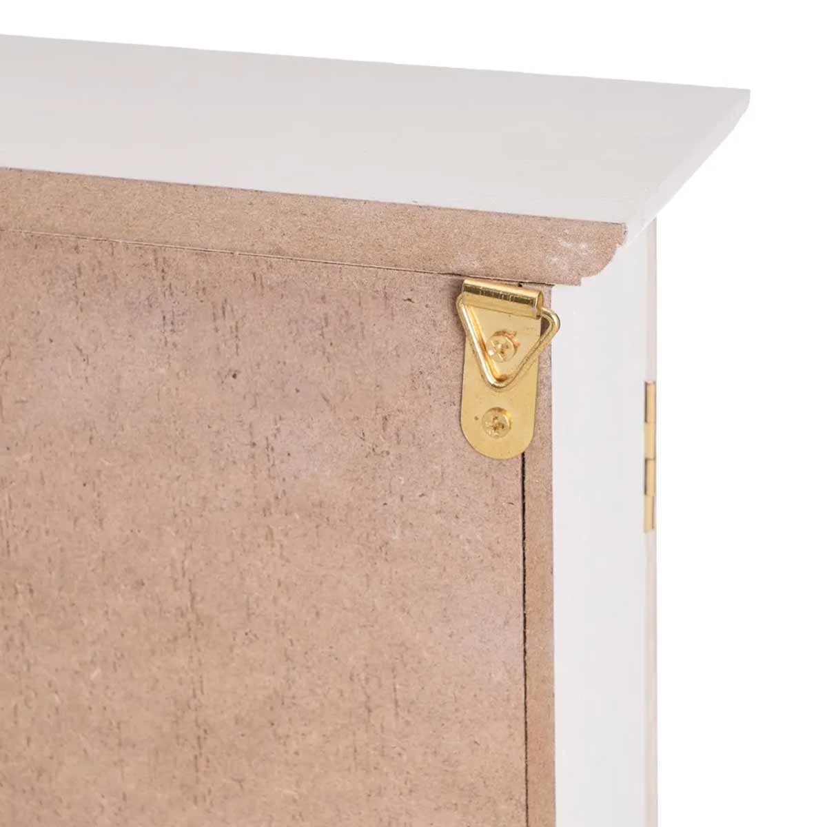Boite  cls Arbre de vie en bois blanc patin et vieilli