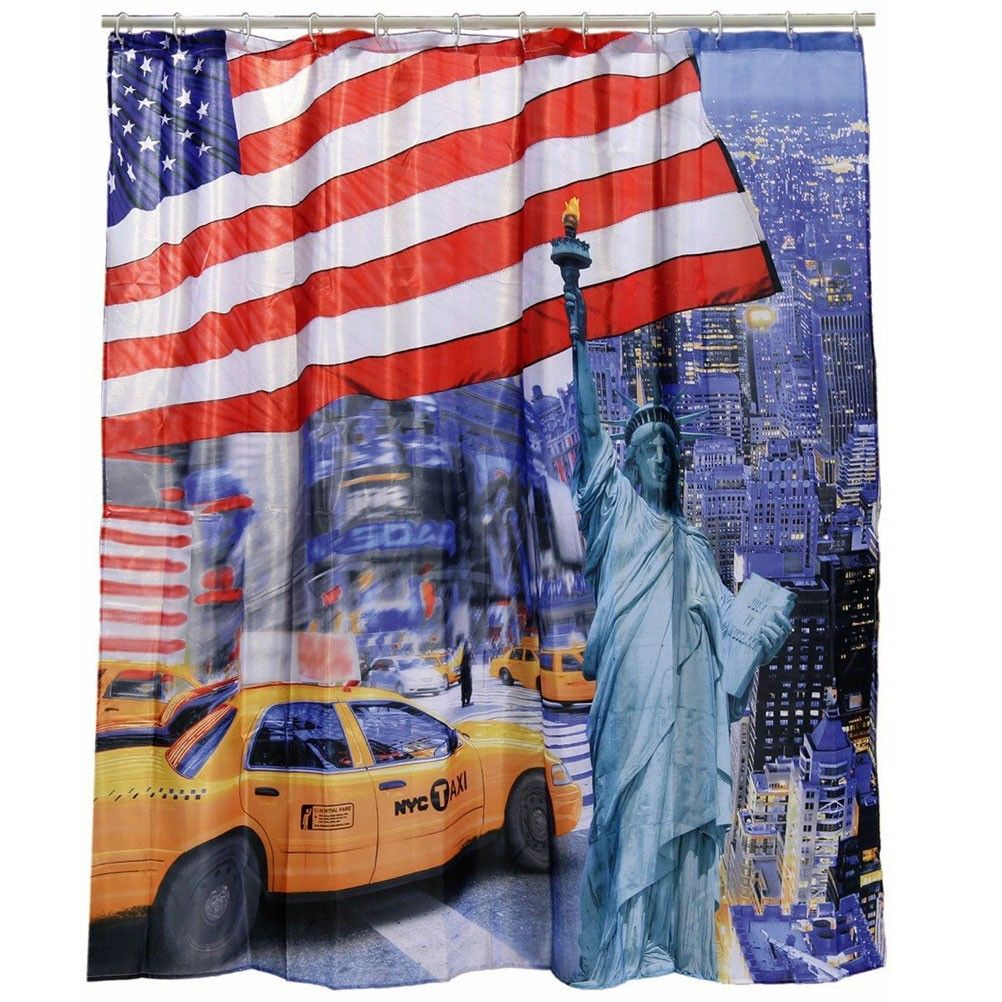 Rideau de douche New-York Liberty 180 x 180 cm Rideau de douche New-York Liberty 180 x 180 cm