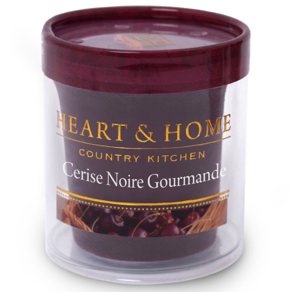 Bougie Votive Heart and Home 15 heures - Cerise noire gourmande