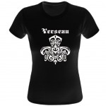 T-Shirt Astrologie Verseau par CBK Noir 100% coton