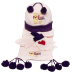 Set Bonnet �charpe gants Winnie rose