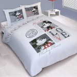 Parure de lit Mickey Love Vintage