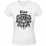 T-Shirt Astrologie Lion par CBK Blanc 100% coton