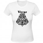 T-Shirt Astrologie Vierge par CBK Blanc 100% coton