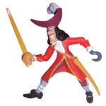 Figurine Peter Pan, Capitaine Crochet
