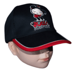 Casquette Pucca brode noire taille 54 cm