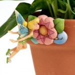 D�coration pour pot de fleurs F�e Clochette