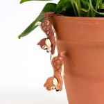 D�coration pour pot de fleurs Tic et Tac