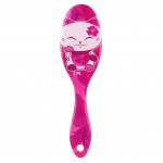 Brosse  cheveux Mani The Lucky Cat - Rose chat blanc