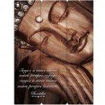 Cadre Zen en bois Citation Bouddha 30 x 40 cm - Votre Refuge