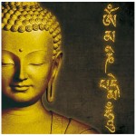 Cadre en toile Zen Bouddha Mditation 40 x 40 cm