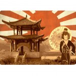 Tapis de souris Paysage du Japon by Cbkreation