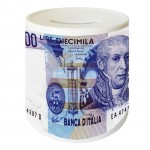 Tirelire Lire Italienne Monnaie du monde by Cbkreation cramique