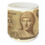 Tirelire Drachme Grec Monnaie du monde by Cbkreation cramique