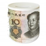Tirelire Yuan Chinois Monnaie du monde by Cbkreation cramique
