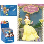 Carte Anniversaire 3D Disney Princesses Belle au balcon