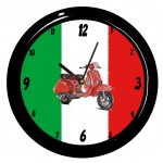 Horloge Scooter Italien by Cbkreation